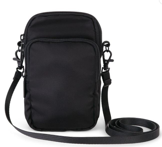 Bugatti Cell Phone Cross Body Bag, Black for $7.47 at Staples Canada