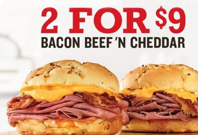 Bacon Beef ‘N Cheddar Sandwiches  at Arby's