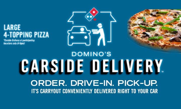 Carside delivery! at Domino's Pizza