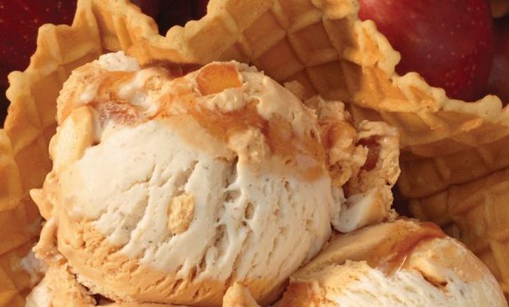 Inside Out Apple Pie Ice Cream at Baskin Robbins