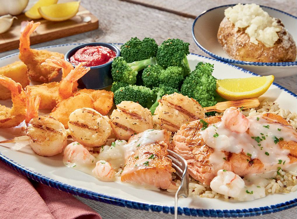 Red Lobster Introduces the New Mariner’s Feast with Scallops, Salmon, Lobster Cream Sauce and More Red Lobster Introduces the New Mariner’s Feast with Scallops, Salmon, Lobster Cream Sauce and More