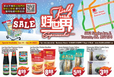 Field Fresh Supermarket Flyer January 14 to 20