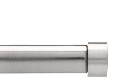 Umbra Cappa, ¾” Adjustable Curtain Rod for Windows – 72 to 144” Drapery Rod, Nickel