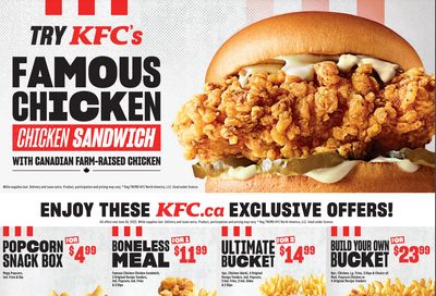 KFC Canada Coupon (Saskatchewan) Valid until June 26