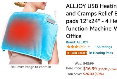 Amazon Canada Deals: Save 60% on USB Heating Pad + 40% on Leather Dress Belt For Men + 46% on Women’s Summer Beach Shorts + More Offers