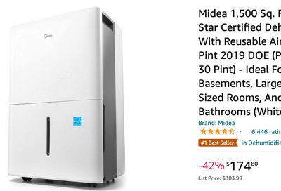 Amazon Canada Deals: Save 42% on Midea 1,500 Sq. Ft. Energy Star + 43% on Doctor Kit Play Toys + 50% on Electric Kettle + More Offers