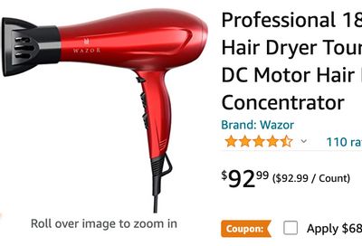 Amazon Canada Deals: Save 73% on Professional 1875W Negative Ionic Hair Dryer with Coupon + 31% on Bluetooth Headphones + More Offers