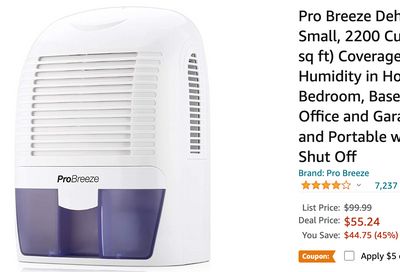 Amazon Canada Deals: Save 50% on Dehumidifier with Coupon  + 46% on Exercise Bike + 48% on Sports Bras + More Offers