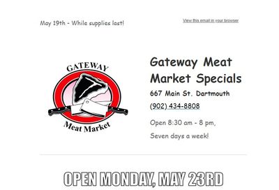 Gateway Meat Market Flyer May 19 to 25