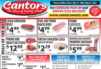 Cantor's Meats Flyer May 19 to 25