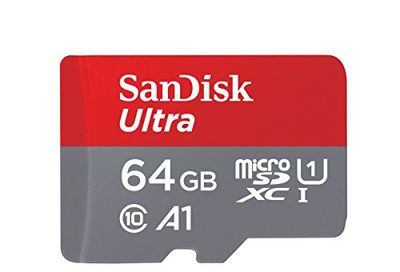 SanDisk 64GB Ultra microSDHC UHS-I Memory Card with Adapter - 120MB/s, C10, U1, Full HD, A1, Micro SD Card - SDSQUA4-064G-GN6MA $12.99 (Reg $18.99)