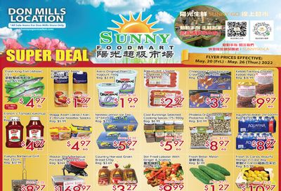 Sunny Foodmart (Don Mills) Flyer May 20 to 26