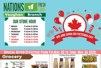 Nations Fresh Foods (Vaughan) Flyer May 20 to 26