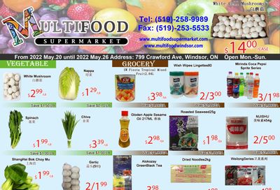 MultiFood Supermarket Flyer May 20 to 26