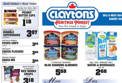 Claytons Heritage Market Flyer May 20 to 26