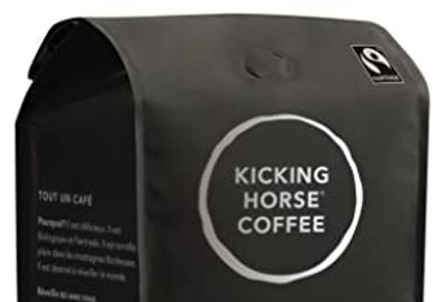 Kicking Horse Coffee, Grizzly Claw, Dark Roast, Whole Bean, 1 lb - Certified Organic, Fairtrade, Kosher Coffee $9.99 (Reg $16.95)