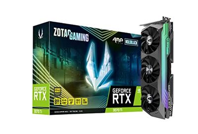 ZOTAC Gaming GeForce RTX™ 3070 Ti AMP Holo 8GB GDDR6X 256-bit 19 Gbps PCIE 4.0 Gaming Graphics Card, HoloBlack, IceStorm 2.0 Advanced Cooling, Spectra 2.0 RGB Lighting, ZT-A30710F-10P $847.99 (Reg $927.99)