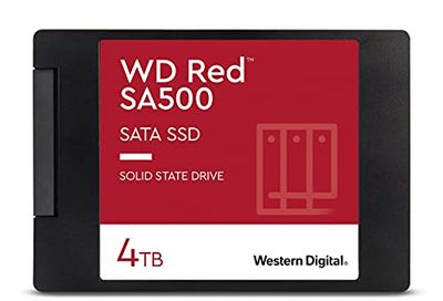 WD Red SA500 NAS 4TB 3D NAND Internal SSD - SATA III 6 GB/S, 2.5"/7mm, Up to 560 MB/S - WDS400T1R0A $569.99 (Reg $669.00)