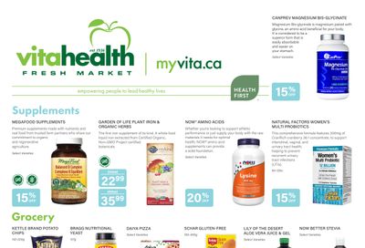 Vita Health Fresh Market Flyer May 20 to June 5