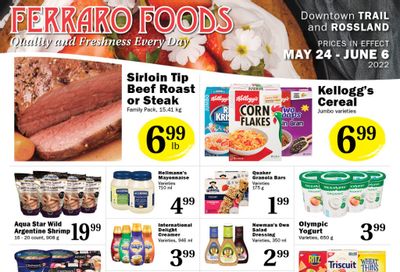 Ferraro Foods Flyer May 24 to June 6