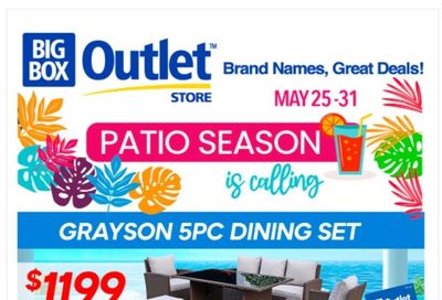 Big Box Outlet Store Flyer May 25 to 31