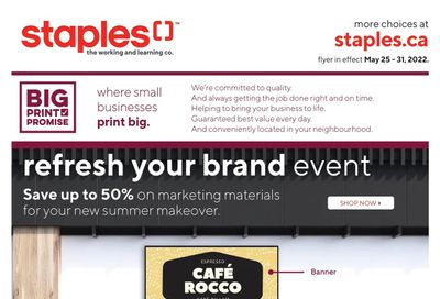 Staples Flyer May 25 to 31