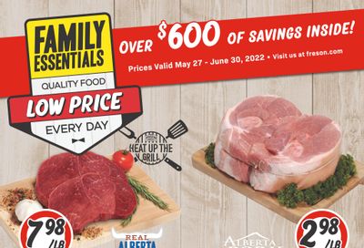 Freson Bros. family Essentials Flyer May 27 to June 30