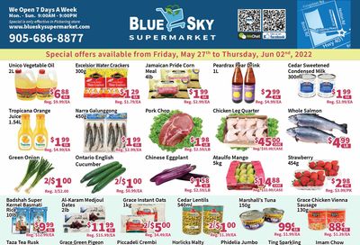 Blue Sky Supermarket (Pickering) Flyer May 27 to June 2