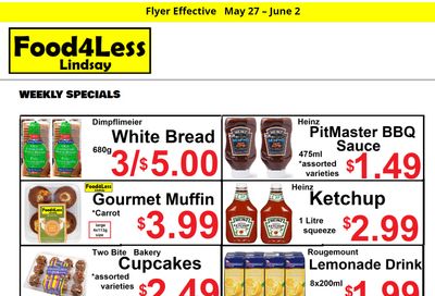 Food 4 Less Flyer May 27 to June 2