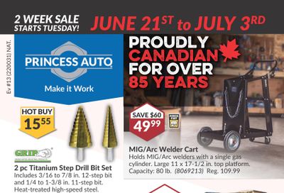 Princess Auto Flyer June 21 to July 3