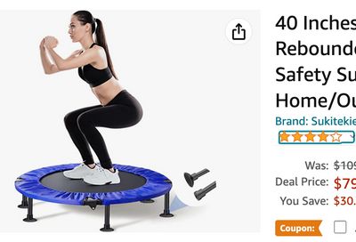 Amazon Canada Deals: Save 59% on Mini Trampoline with Coupon + 37% on Adidas Men’s Running Shoe + More Offers
