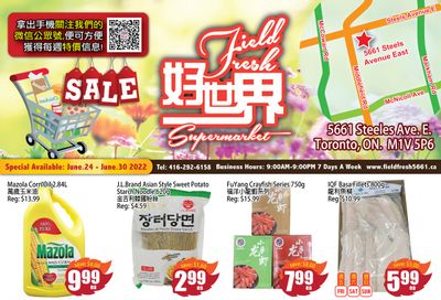Field Fresh Supermarket Flyer June 24 to 30