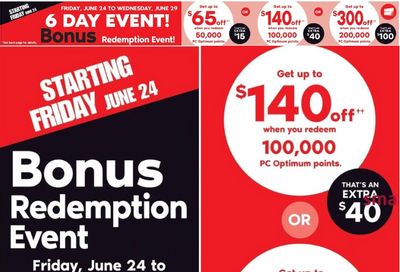 Shoppers Drug Mart Canada Offers: Bonus Redemption Event Save up to $300 Off + Get 20,000 Bonus Points + 2 Day Sale
