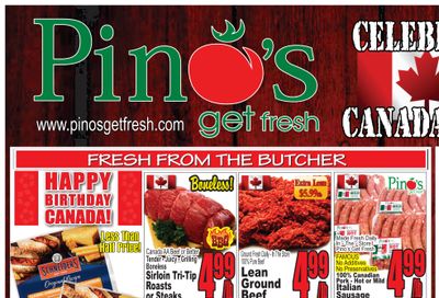 Pino's Flyer June 25 to July 1