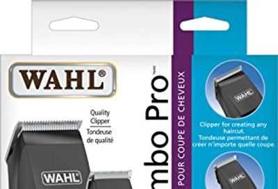 Wahl Canada Combo Pro, Haircutting kit with ergonomic clipper includes soft storage case, Haircutting Kit, Clippers for Hair, Hair Clippers, Grooming Kit - Model 3120 $27.76 (Reg $34.99)