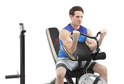 Marcy Adjustable Olympic Weight Bench with Leg Developer and Squat Rack MD-879 $190.2 (Reg $395.00)