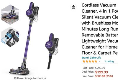 Amazon Canada Deals: Save 75% on Cordless Vacuum Cleaner + 38% on Mechanical Gaming Keyboard + More Offers