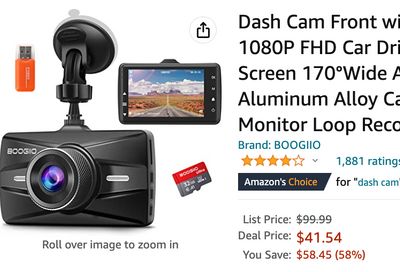 Amazon Canada Deals: Save 58% on Dash Cam Front + 74% on Boat Motor Mount Kit for Inflatable Boats + More Offers