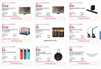 Costco Canada Coupons/Flyers Deals at All Costco Wholesale Warehouses in Canada, Until August 28