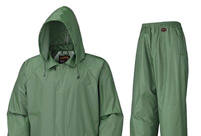Pioneer V3040140-XL Sealed Seams Waterproof Jacket and Pants Combo, Green, XL $41.6 (Reg $56.04)