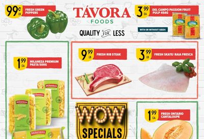 Tavora Foods Flyer August 8 to 14