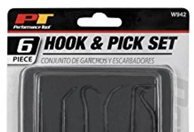 PERFORMANCE TOOL W942 6-Piece Hook and Pick Set, Black $5.97 (Reg $17.00)