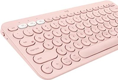 Logitech K380 Multi-Device Bluetooth Wireless Keyboard with Easy-Switch for up to 3 Devices, Slim, 2 Year Battery – PC, Laptop, Windows, Mac, Chrome OS, Android, iPad OS, Apple TV - Rose $39.99 (Reg $52.77)