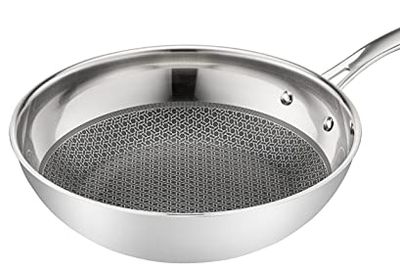 T-FAL Hybrid Mesh 24cm Frypan, Stainless Steel Exterior with Non Stick mesh Coating encapsulated $16.24 (Reg $18.58)