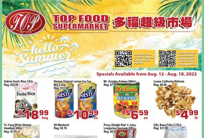 Top Food Supermarket Flyer August 12 to 18