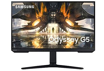 SAMSUNG Odyssey QHD 27-Inch Gaming Monitor, 2560*1440, 165Hz, G-Sync & FreeSync, HDR10 (LS27AG500PNXZA) $349.99 (Reg $549.99)