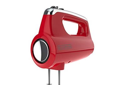 BLACK + DECKER Helix Premium Hand Mixer in Red with 5 Attachments and Case, MX600R $43.31 (Reg $54.99)