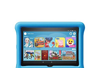 Fire HD 8 Kids tablet, 8" HD display, ages 3-7, 32 GB, Blue Kid-Proof Case $124.99 (Reg $179.99)