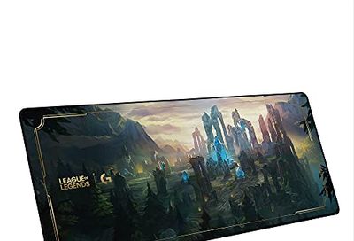 Logitech G840 XL Cloth Gaming Mouse Pad - 0.12 in Thin, Stable Rubber Base, Performance-Tuned Surface, Official League of Legends Edition $49.99 (Reg $61.99)