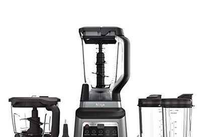 Ninja BN801 Professional Plus Kitchen System, 1400 WP, 5 Functions for Smoothies, Chopping, Dough & More with Auto IQ, 72-oz.* Blender Pitcher, 64-oz. Processor Bowl, (2) 24-oz. To-Go Cups, Grey $199.99 (Reg $249.95)